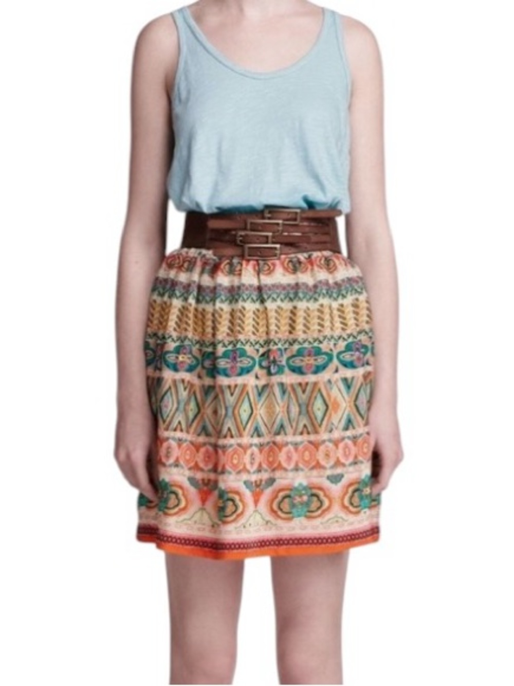 Anthropologie Tanvi Kedia Oroya Echo Embellished Sequin Mini Skirt - XS - Picture 2 of 15
